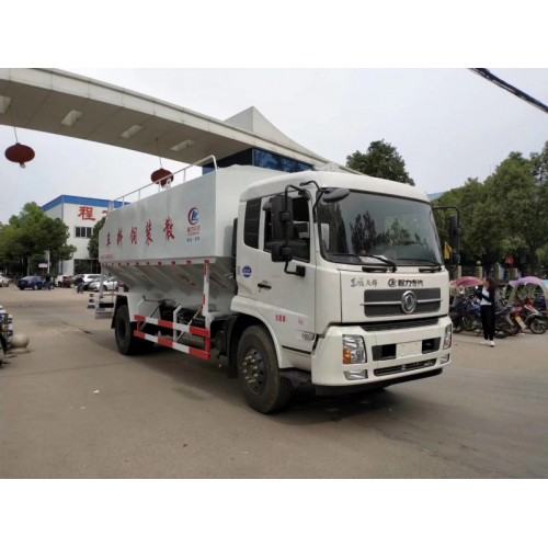 全自动液压卸料散装饲料车 电动卸料散装饲料车