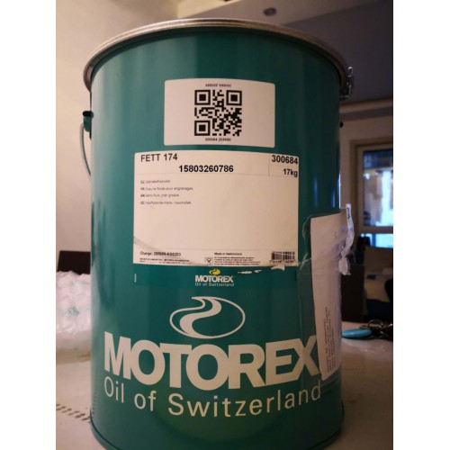 MOTOREX FETT 174 00号半流体齿轮中央润滑脂