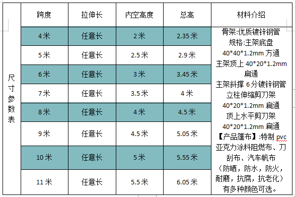 尺寸参考图