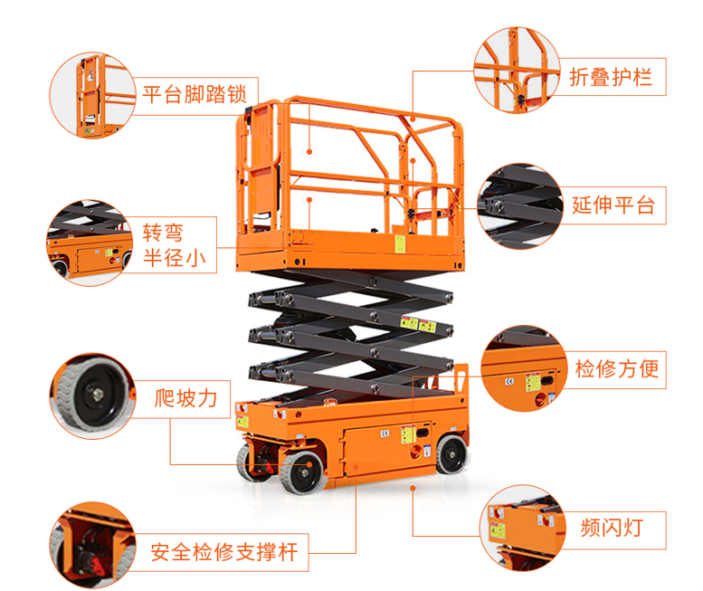 剪叉式升降机出租 升降车出租 高空作业车出租公司价格 