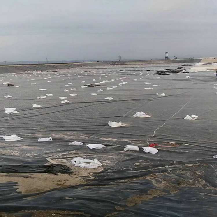 广州养猪场沼液池双色土工膜 防渗土工布复合土工膜 西北引水渠道防渗HDPE土工膜