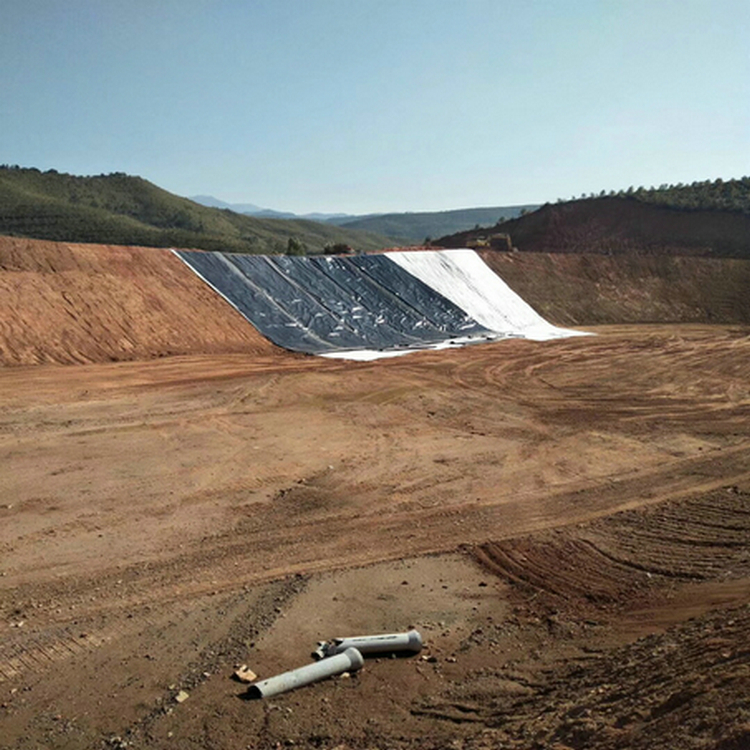 养猪场氧化塘HDPE防渗土工膜 土工膜土工膜 卤水池防渗土工膜