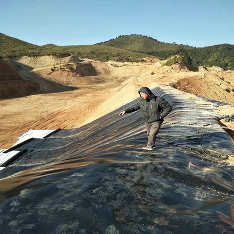 荆州抗紫外线双毛面土工膜 0.9mmHDPE土工膜精选厂家