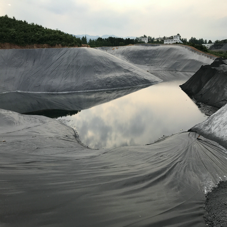 养殖场沼气池双毛面HDPE防渗膜 鱼塘土工膜 人工湖复合HDPE土工膜