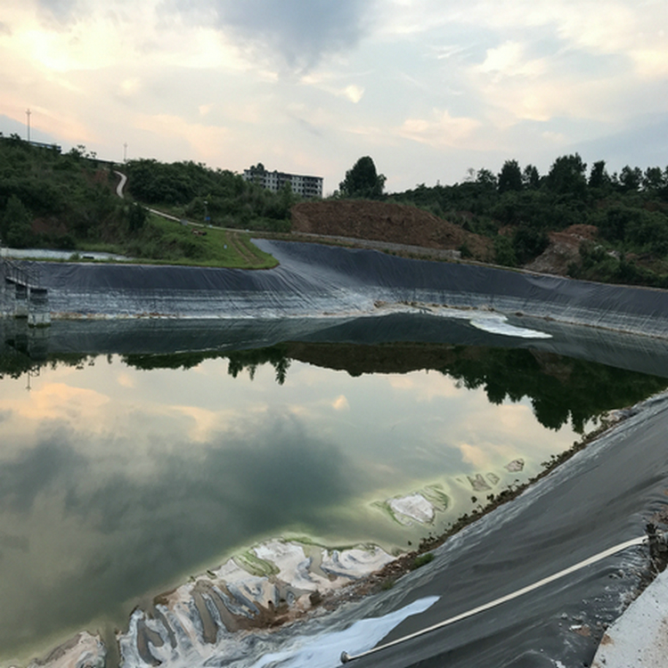 养牛场1.2mm污水池土工膜 沼液池防渗膜HDPE土工膜