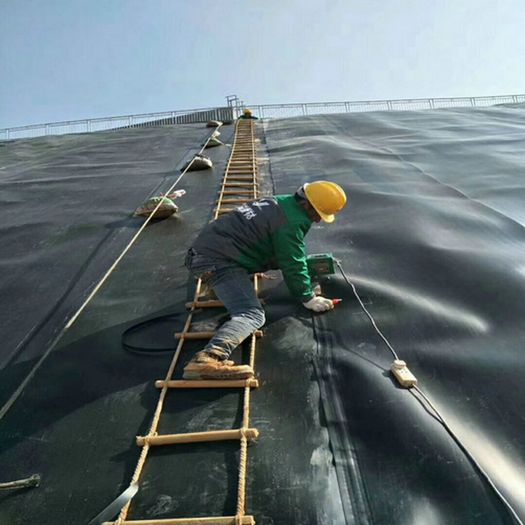 养猪场2mm沼液池土工膜 水产养殖膜 雪莲种植防渗膜