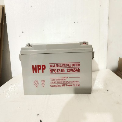 NPP耐普蓄电池NPG12-65  12v65ah