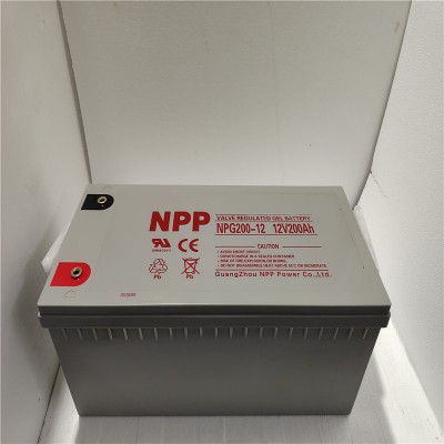 耐普蓄电池12v200ah  NPG12-200