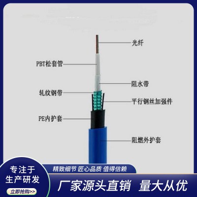 MGTSV-8B矿用光缆  8芯矿用光缆 矿井阻燃光缆厂家