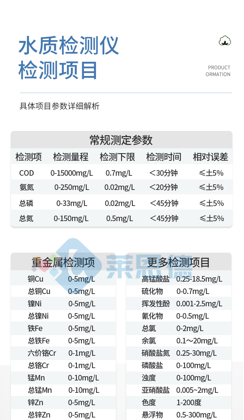 便携式水质检测仪