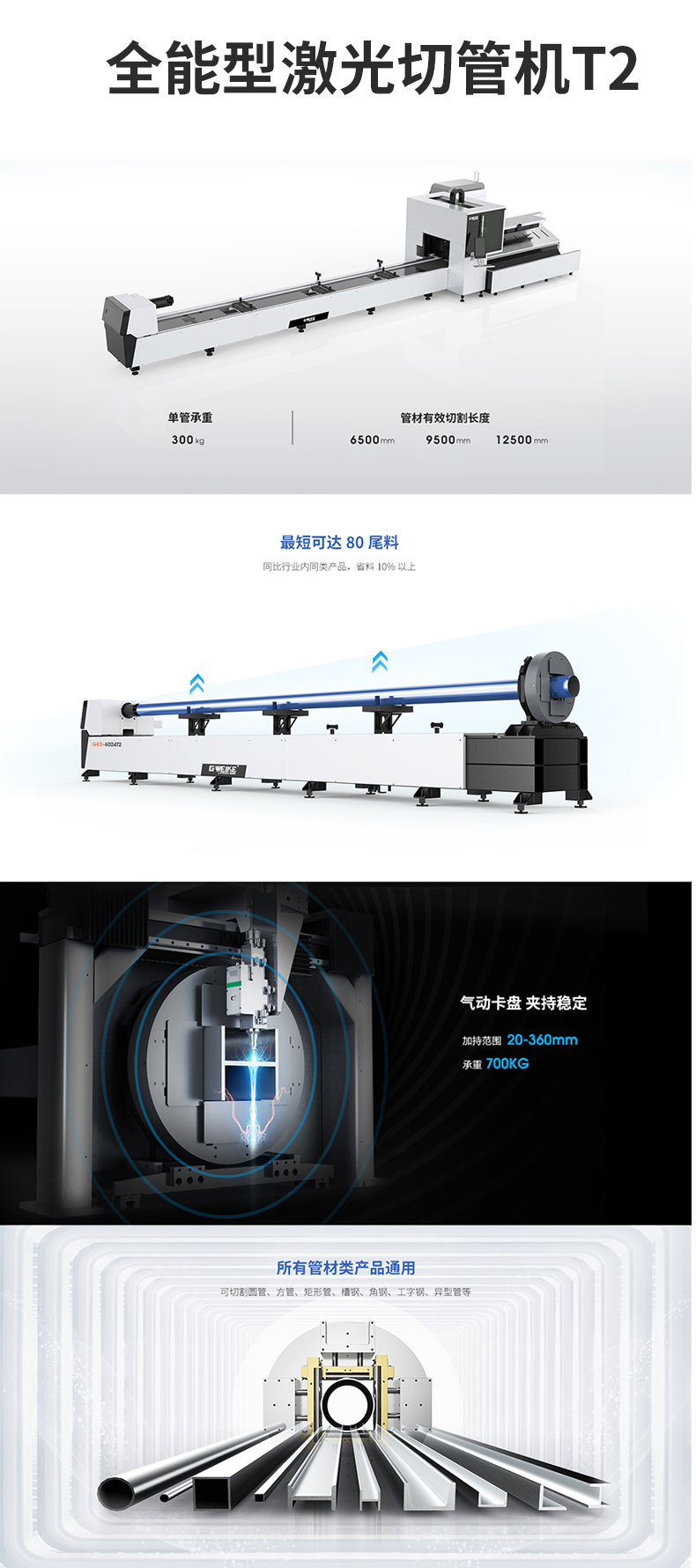 全能型激光切管-GKS-6024T21