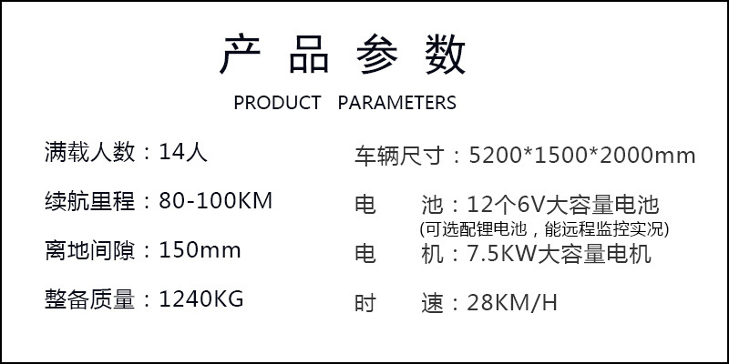 产品参数